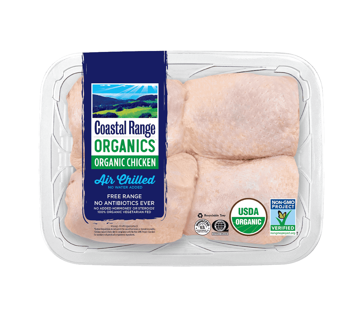 Coastal Range Organics Chicken Thighs