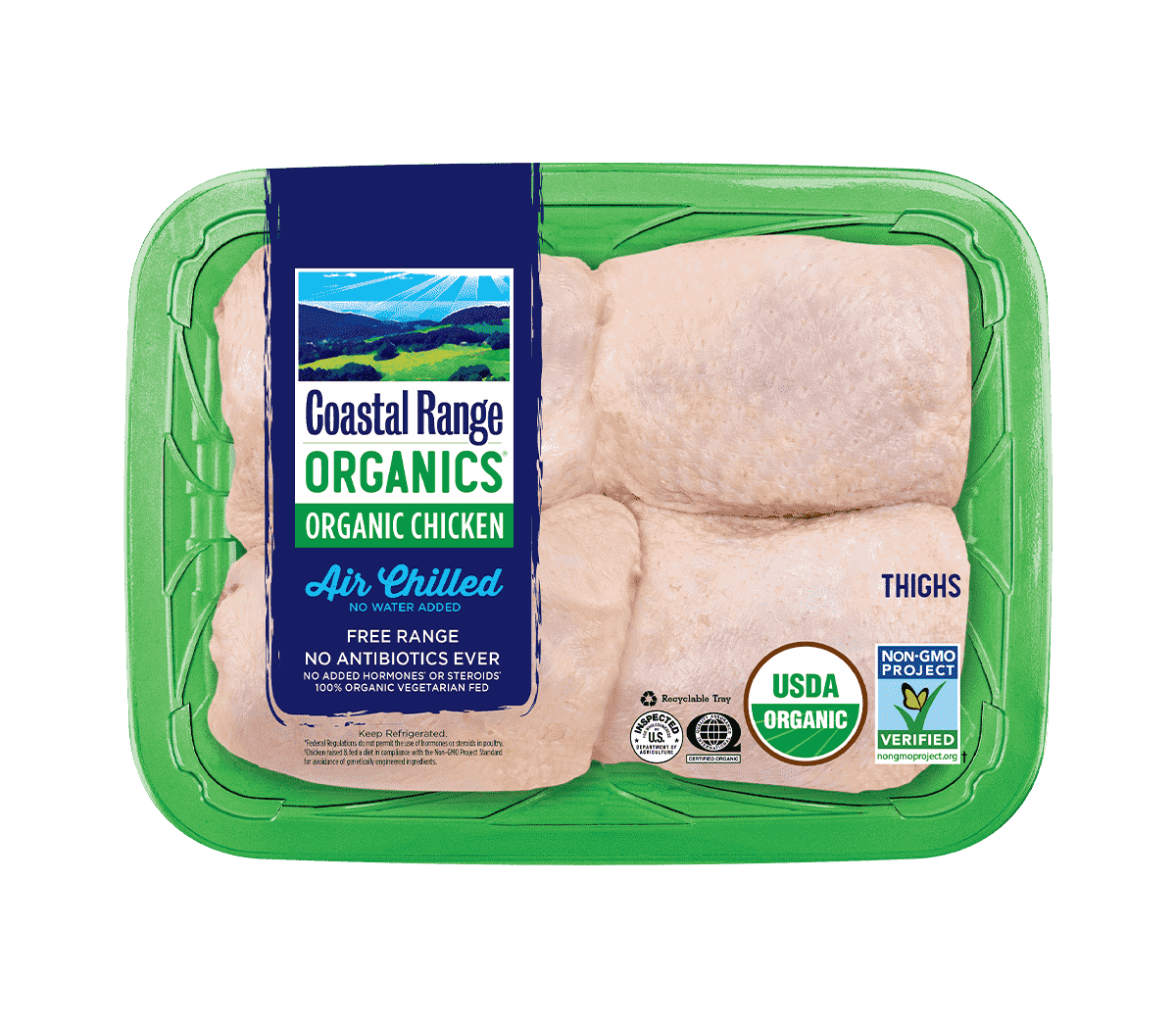 Coastal Range Organics Chicken Thighs