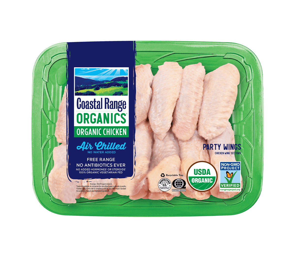 Coastal Range Organics Party Chicken Wings